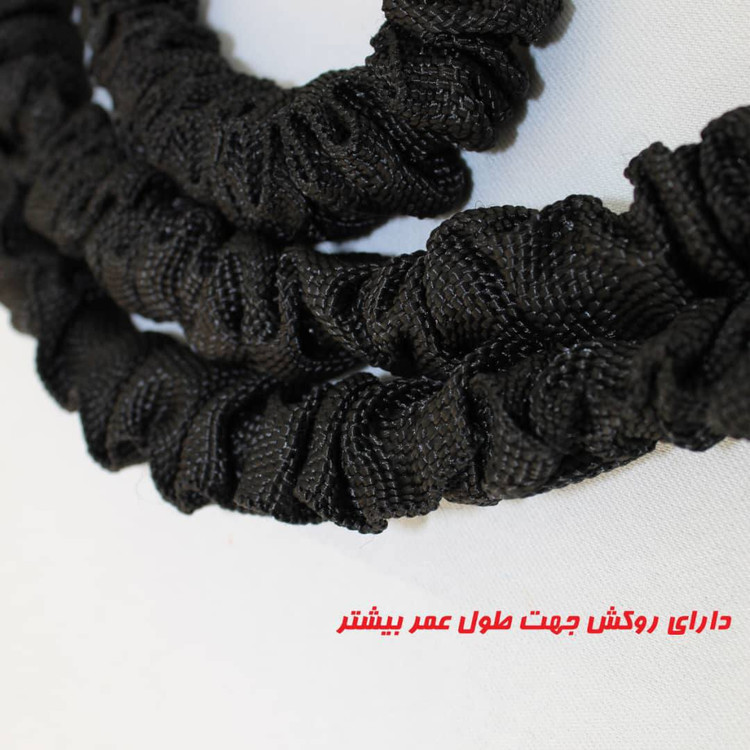 کش تمرین دسته TRX حرفه ای روکش دار 3 متری